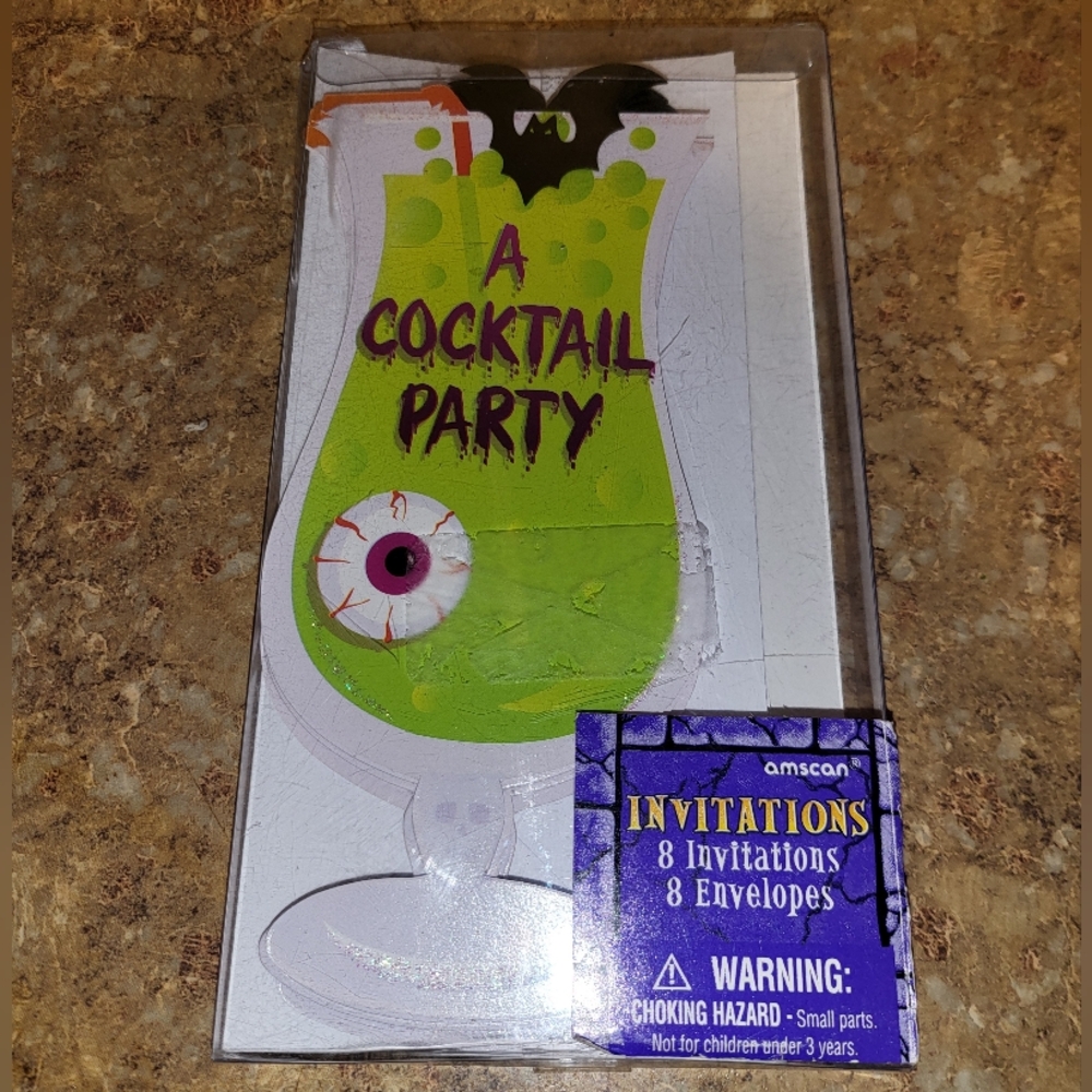 Halloween "A Cocktail Party" Invitations